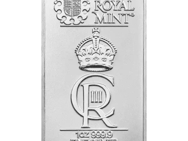 5x The Royal Mint Royal Celebration 1oz Silver Bar, 5 winners.