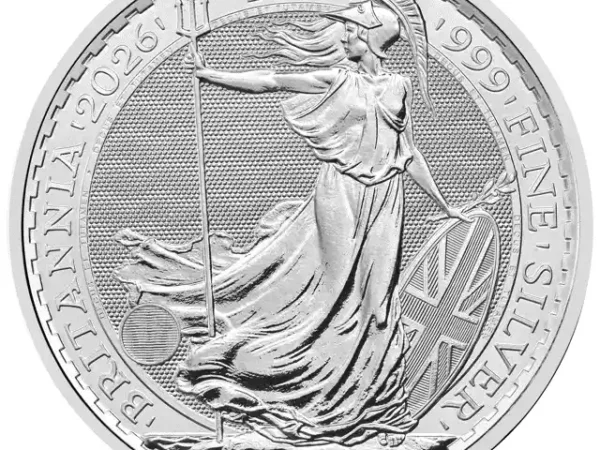 5x 2026 UK Britannia 1oz Silver Coin, 5 winners.