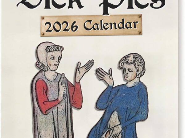 Funny Medieval Pics Wall Calender 2026