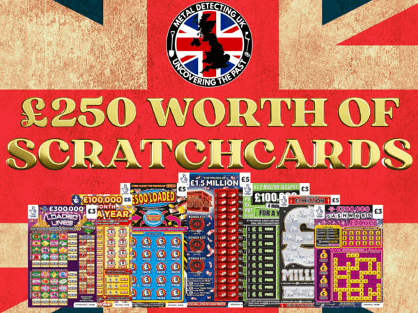 £250.00 of scratch cards sent to you